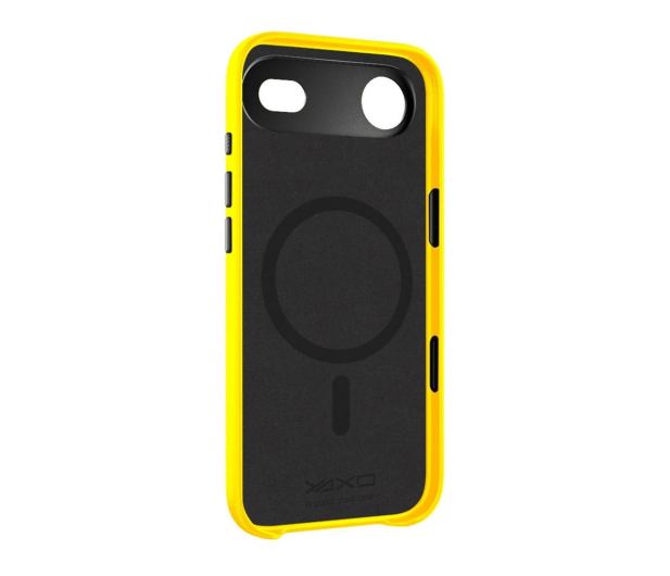 YAXO Leather Gear Slim Case MagSafe iPhone 17 Air Honey Yellow - 1455895 - zdjęcie 3